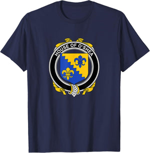 O'Shea Coat of Arms - Family Crest T-Shirt - T-Shirt | Navy