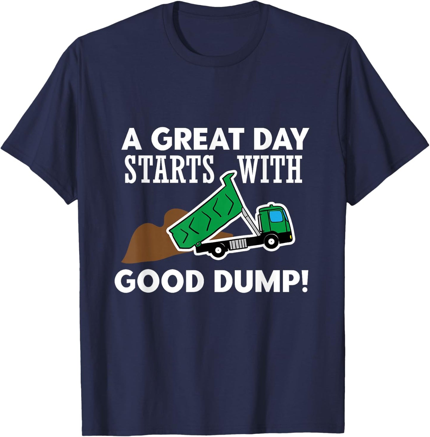 Truck Driver Tipper Driver Professional Driver Tipper T-Shirt - T-Shirt | Navy