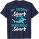 My Favorite Shark Is A Hammerhead Shark T-Shirt - T-Shirt | Navy