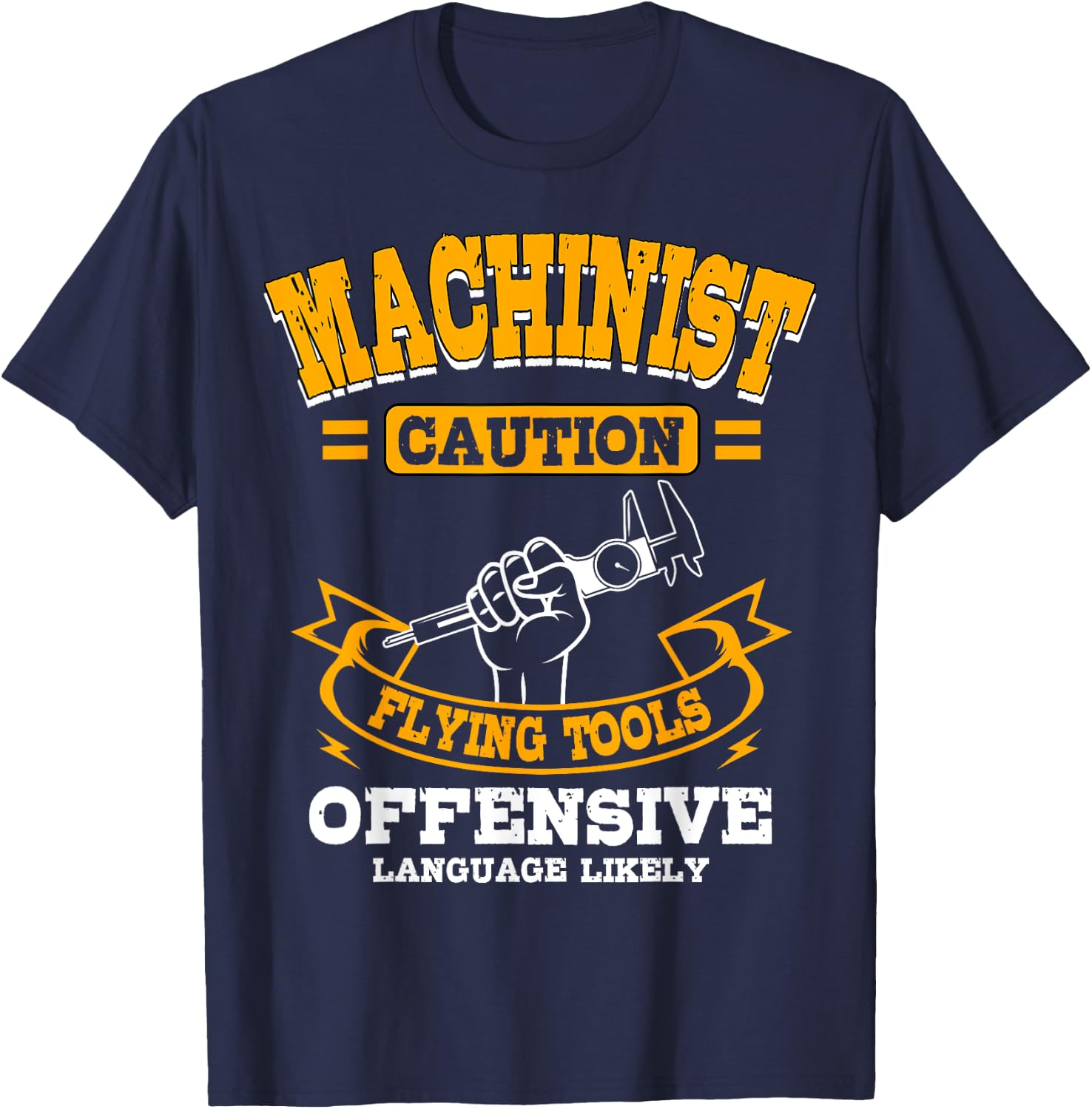 Machinist Profession Machinery Machine Tools CNC Operator T-Shirt - T-Shirt | Navy