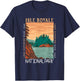 Isle Royale National Park Lake Superior Distressed Vintage T-Shirt - T-Shirt | Navy