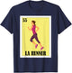 Funny Mexican Design for Runners - La Runner T-Shirt - T-Shirt | Navy