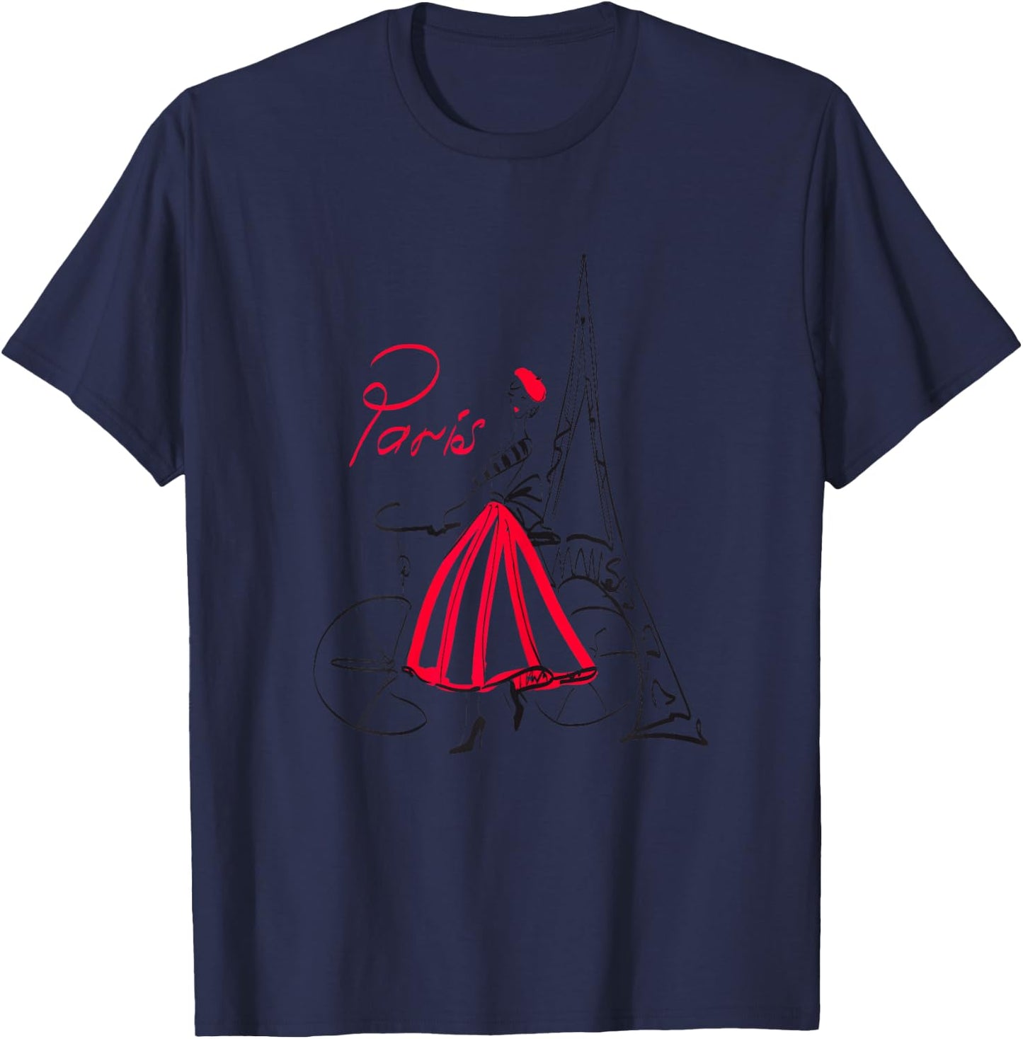 Paris Woman Woman Paris T-Shirt - T-Shirt | Navy