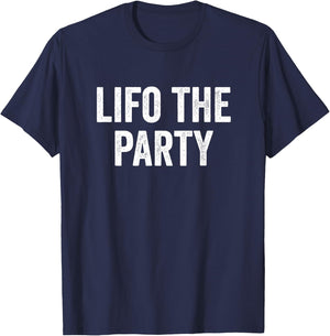 LIFO The Party Bookkeeper Accountant T-Shirt - T-Shirt | Navy