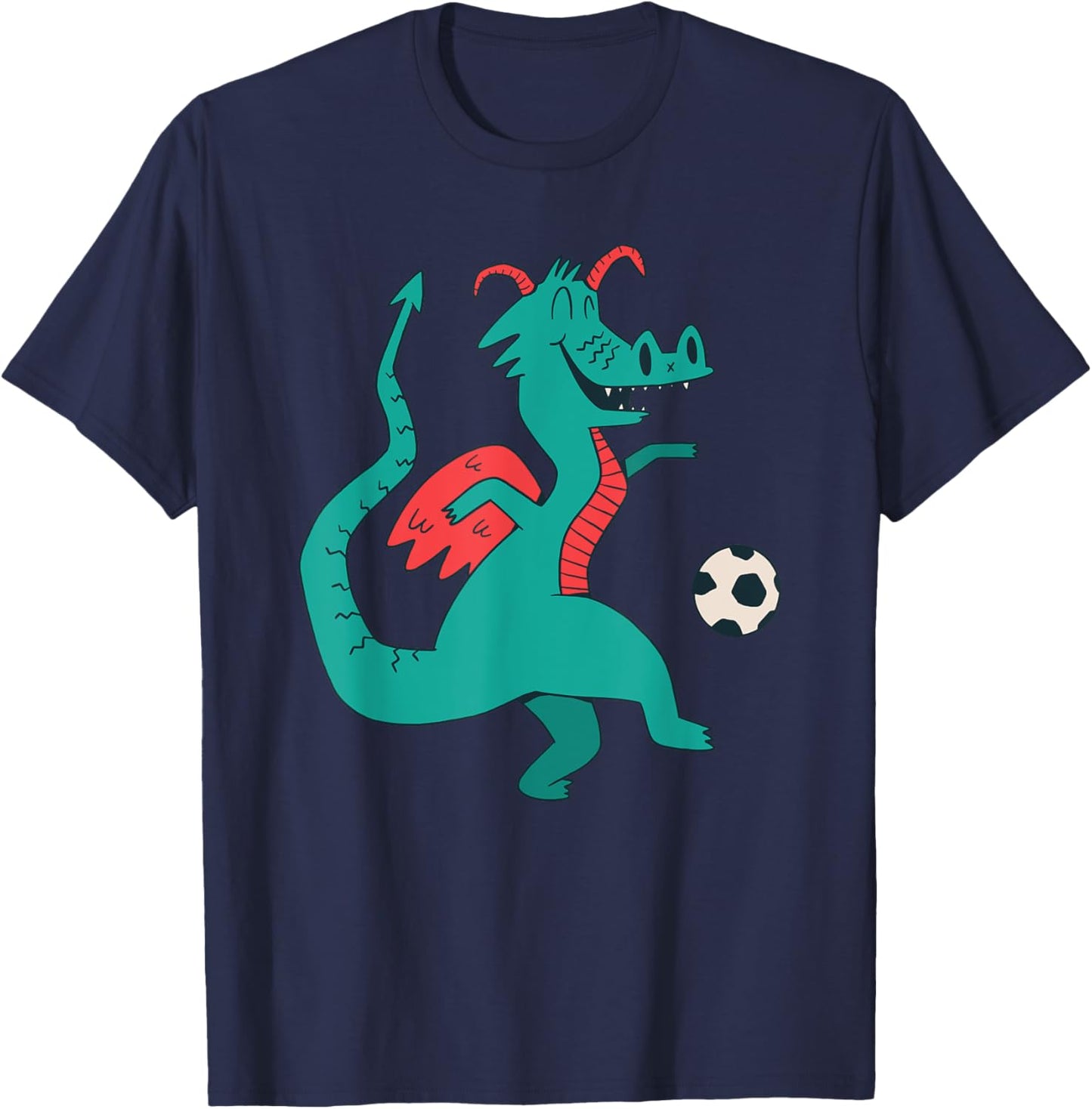 Soccer Dragon T-Shirt - T-Shirt | Navy
