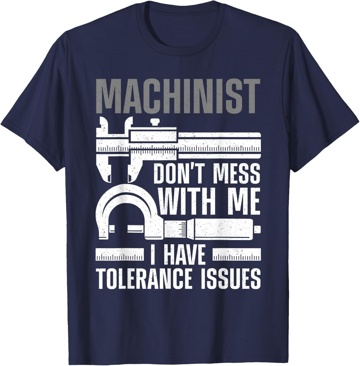 Funny Machinist Art Women Machine Operator Machinist T-Shirt - T-Shirt | Navy