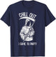 I Came To Party Lazy Halloween Costume Funny Grim Reaper T-Shirt - T-Shirt | Navy