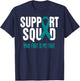 Ovarian Cancer Support Squad Ovarian Cancer Awareness T-Shirt - T-Shirt | Navy