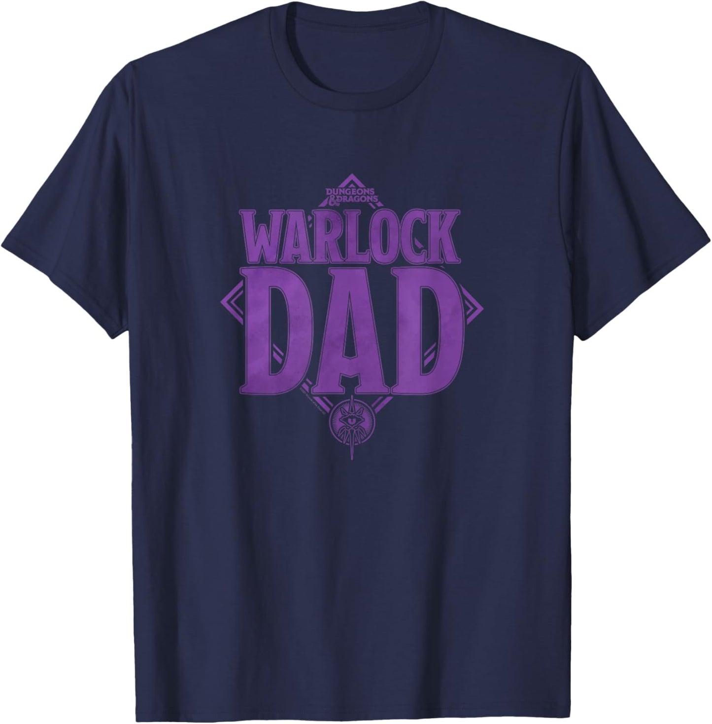 Dungeons & Dragons Dad Warlock T-Shirt - T-Shirt | Navy