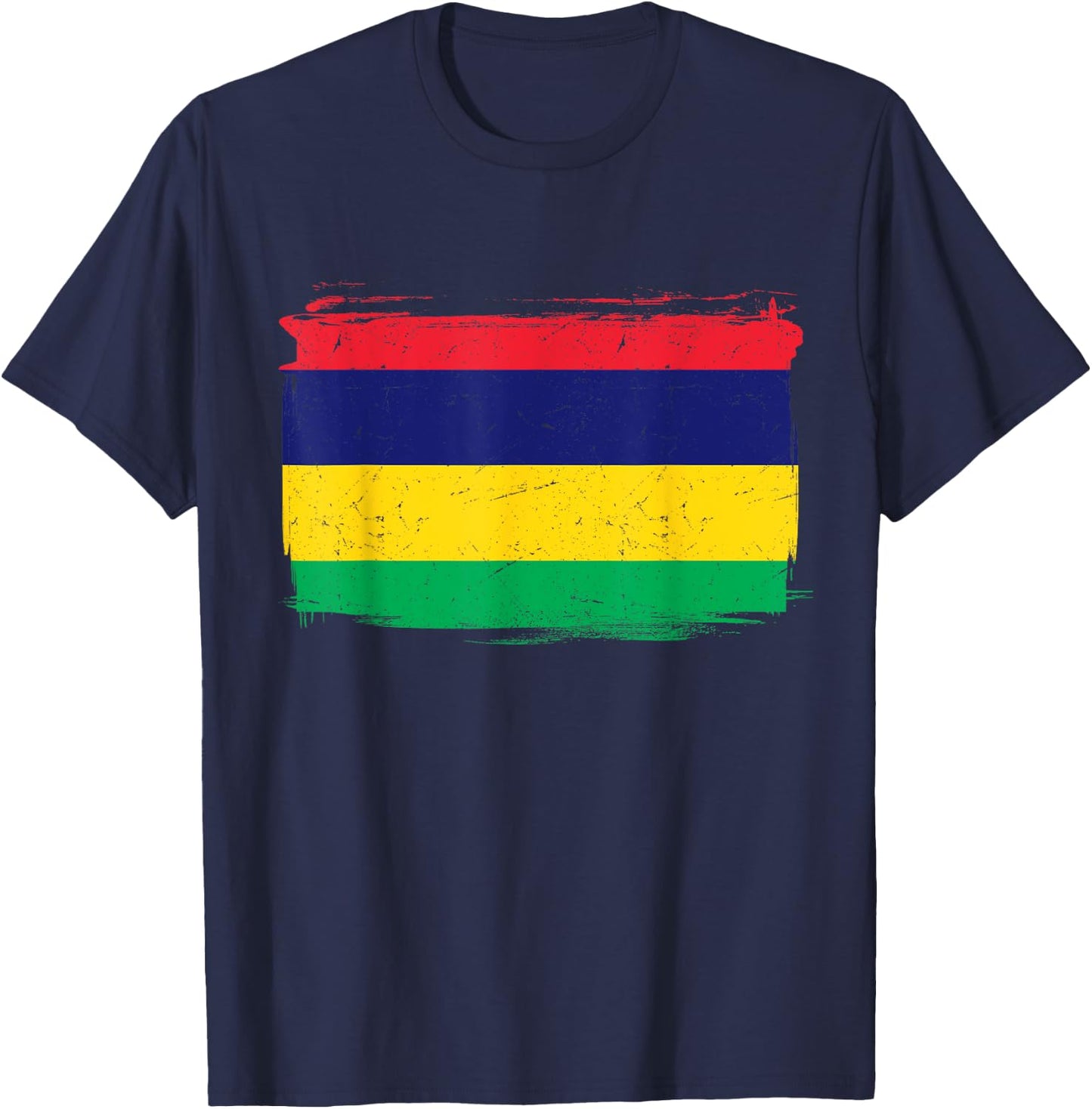 Mauritius Flag Women Men Kids T-Shirt - T-Shirt | Navy
