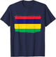 Mauritius Flag Women Men Kids T-Shirt - T-Shirt | Navy