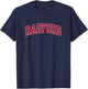 Radford Virginia VA Vintage Sports Design Red Design T-Shirt - T-Shirt | Navy
