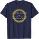 I Don't Know Half of You Half as Well as I Should Like T-Shirt - T-Shirt | Navy