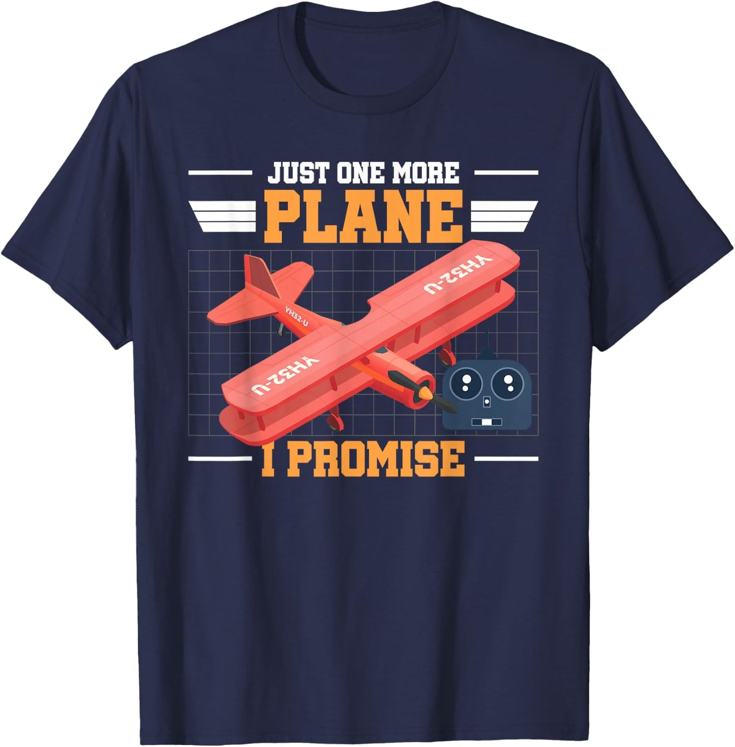 Funny RC Plane - Just one more plane I promise - RC Airplane T-Shirt - T-Shirt | Navy