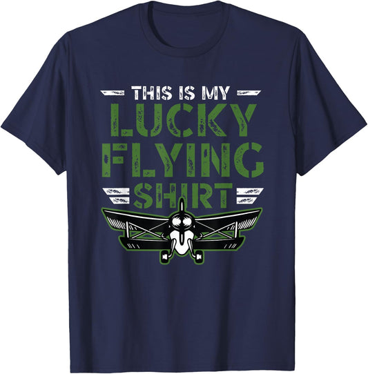 This Is My Lucky Flying T-Shirt - T-Shirt | Navy