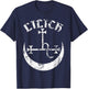 Lilith Moon Devil Black Pagan Samael Witchcraft Occult Goth T-Shirt - T-Shirt | Navy