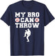 Baseball Pitcher Funny Sister Brother T-Shirt - T-Shirt | Navy