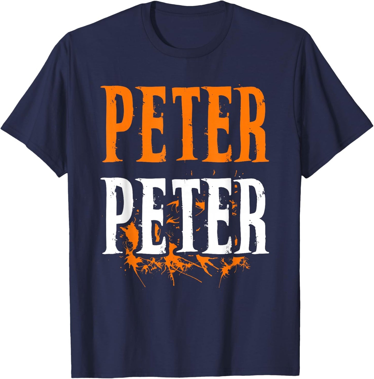 Peter Pumpkin Eater Costume Halloween Splash Shirt T-Shirt - T-Shirt | Navy