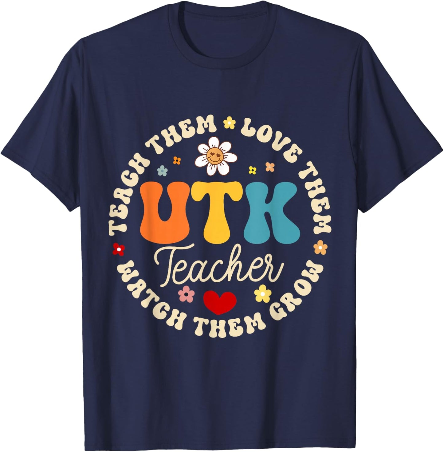 UTK Teacher Universal Transitional Kindergarten Squad T-Shirt - T-Shirt | Navy