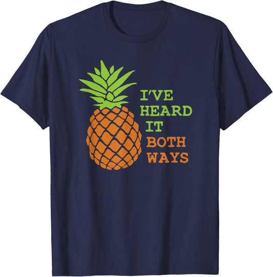 I’ve Heard It Both Ways Psych Suck It Pineapple of Gus Crazy T-Shirt - T-Shirt | Navy