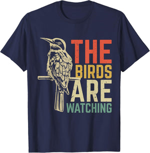 The Birds Are Watching T-Shirt - T-Shirt | Navy