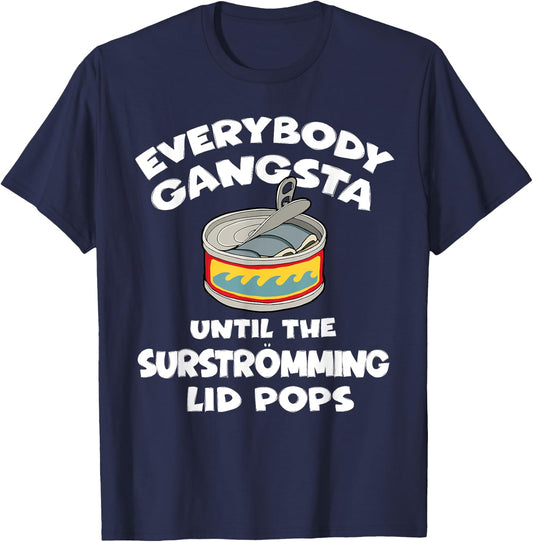 Funny Surstromming Fish Swedish Pride T-Shirt - T-Shirt | Navy