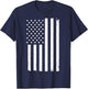 Stars & Stripes USA Flag Patriotic America: Men's & Women's T-Shirt - T-Shirt | Navy