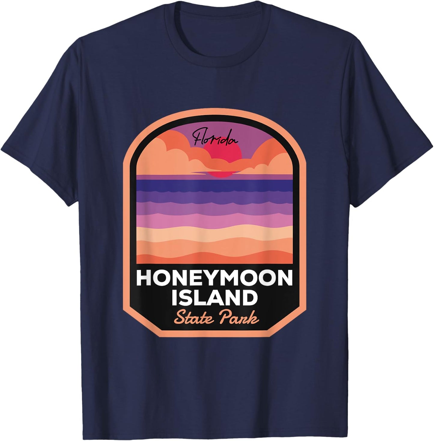 Honeymoon Island State Park Florida T-Shirt - T-Shirt | Navy