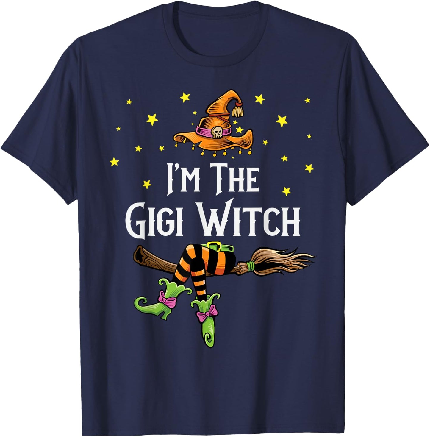 Im The Gigi Witch Halloween Matching Group Costume T-Shirt - T-Shirt | Navy