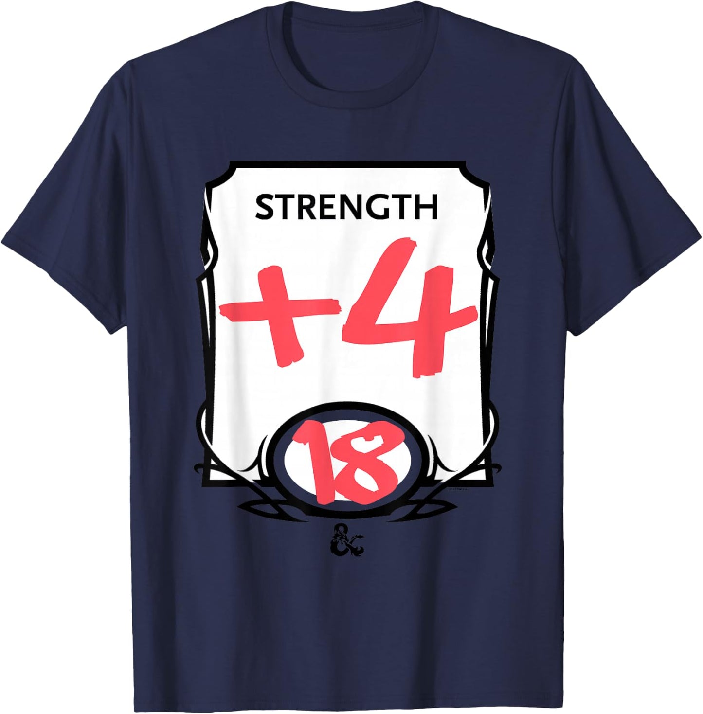 Dungeons & Dragons Strength T-Shirt - T-Shirt | Navy