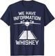 BoredKoalas Aviation Lovers Shirts Pilot Gifts Information Whiskey Funny Aviation Code Humor Pilot ATC Gift -Adults Black Small Classic Fit Short Sleeve Cotton Polyester T-Shirt - T-Shirt | Navy