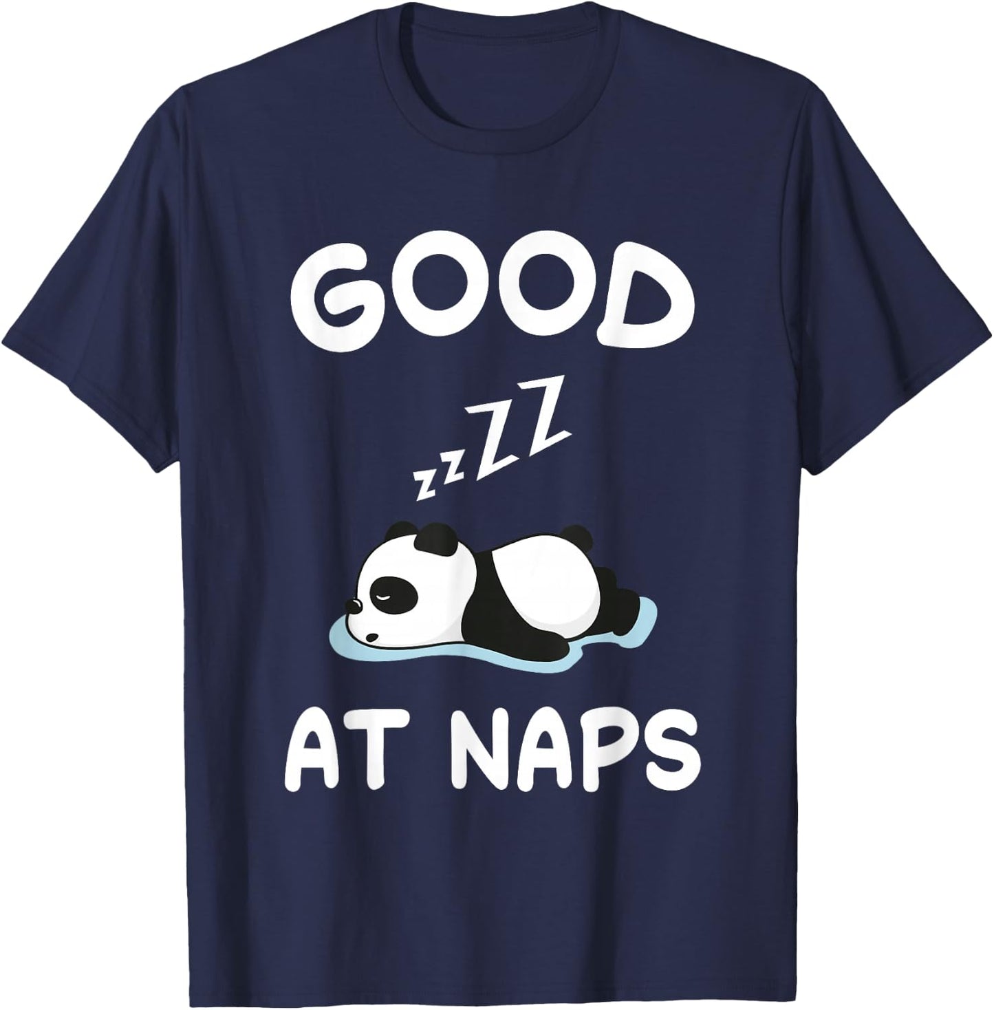 Panda Bear Bears Nap Sleeping Pajama Nightgown T-Shirt - T-Shirt | Navy