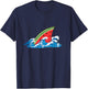 Shark Watermelon Cute Shark For Boys And Girls T-Shirt - T-Shirt | Navy