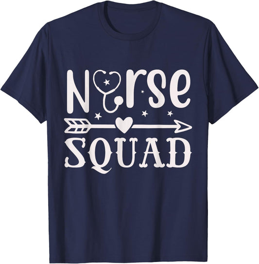 Nurse Squad | Nurse T-Shirt - T-Shirt | Navy