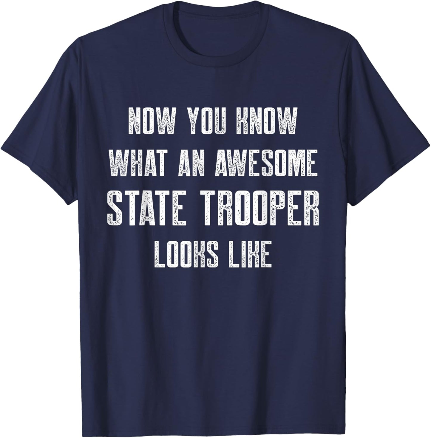 State Trooper Law Enforcement T-Shirt - T-Shirt | Navy