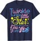 Twinkle Twinkle Little Star Mimi Wonders What You Gender T-Shirt - T-Shirt | Navy