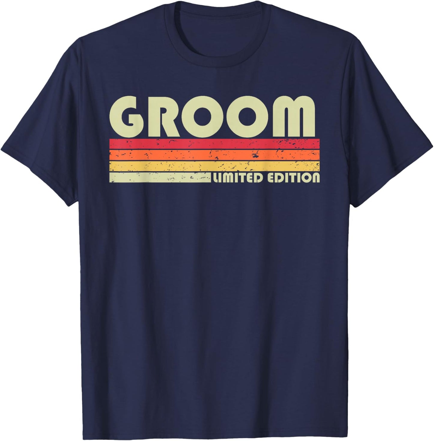 GROOM Funny Job Title Profession Birthday Worker Idea T-Shirt - T-Shirt | Navy