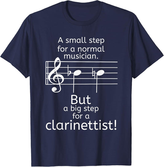 Funny Clarinet Musician Orchestra Clarinettist Design T-Shirt - T-Shirt | Navy