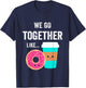 BFFs for Teen Girls Matching PJs Besties Coffee and Donut T-Shirt - T-Shirt | Navy