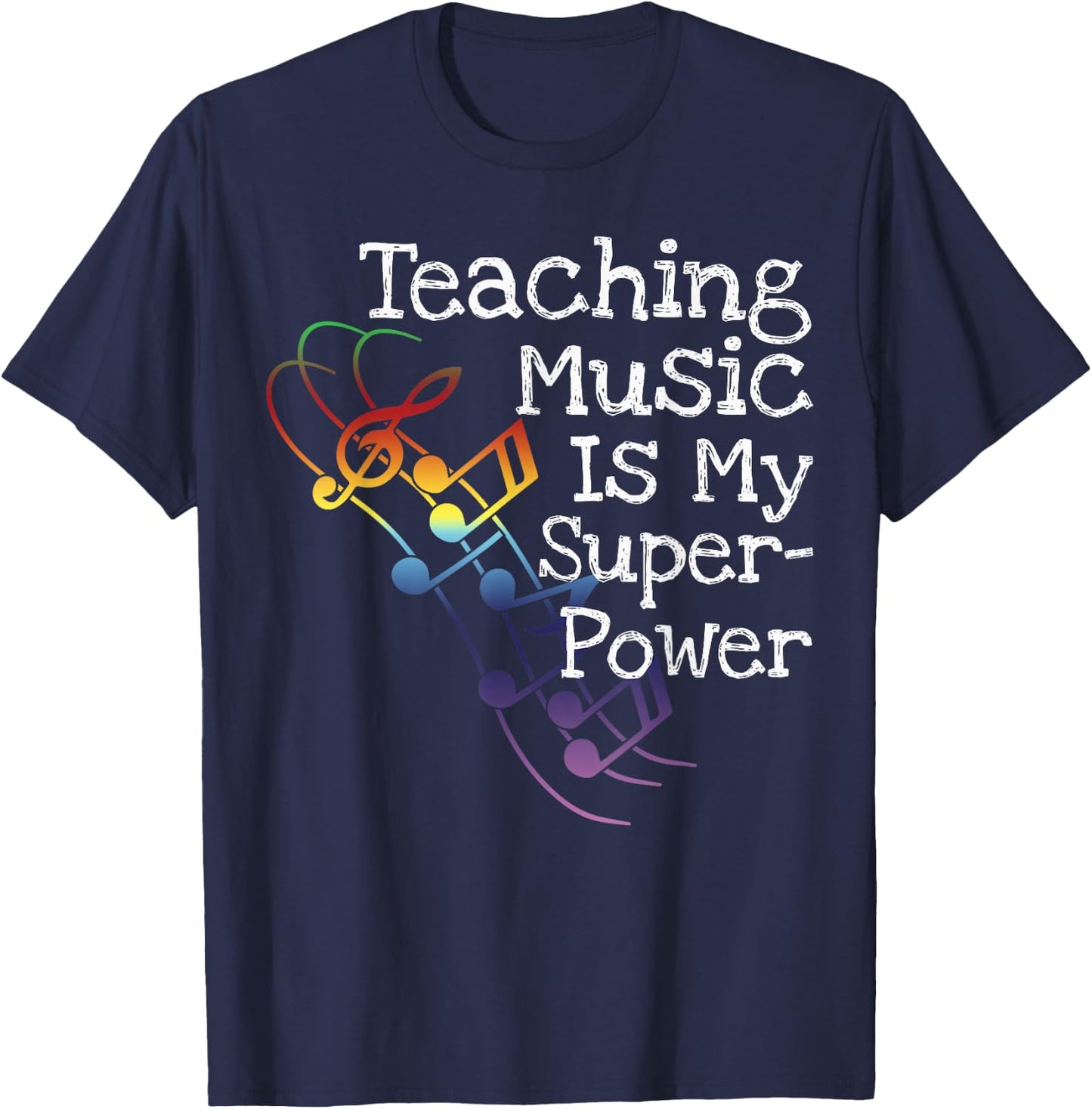 Music Teacher Gift T-Shirt - T-Shirt | Navy