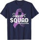 Support Squad for Testicular Cancer Warrior T-Shirt - T-Shirt | Navy