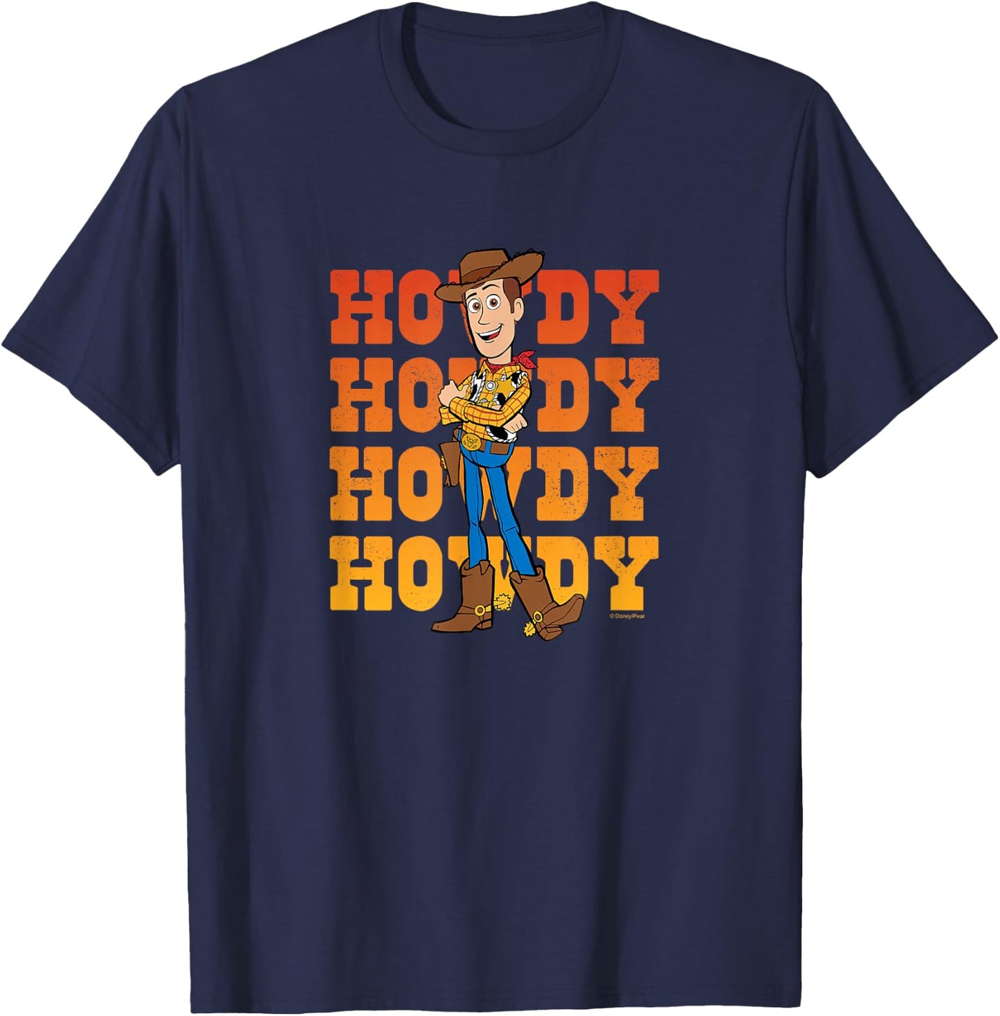 Toy Story - Woody Howdy T-Shirt - T-Shirt | Navy