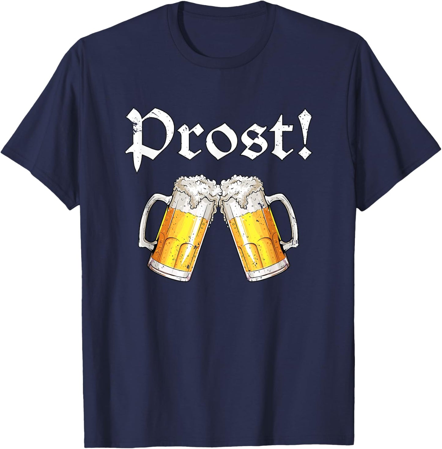 Oktoberfest Shirt Men Women Cheers Beer Festival Prost T-Shirt - T-Shirt | Navy