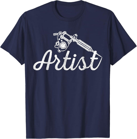 Tattoo Artist Gift. T-Shirt - T-Shirt | Navy
