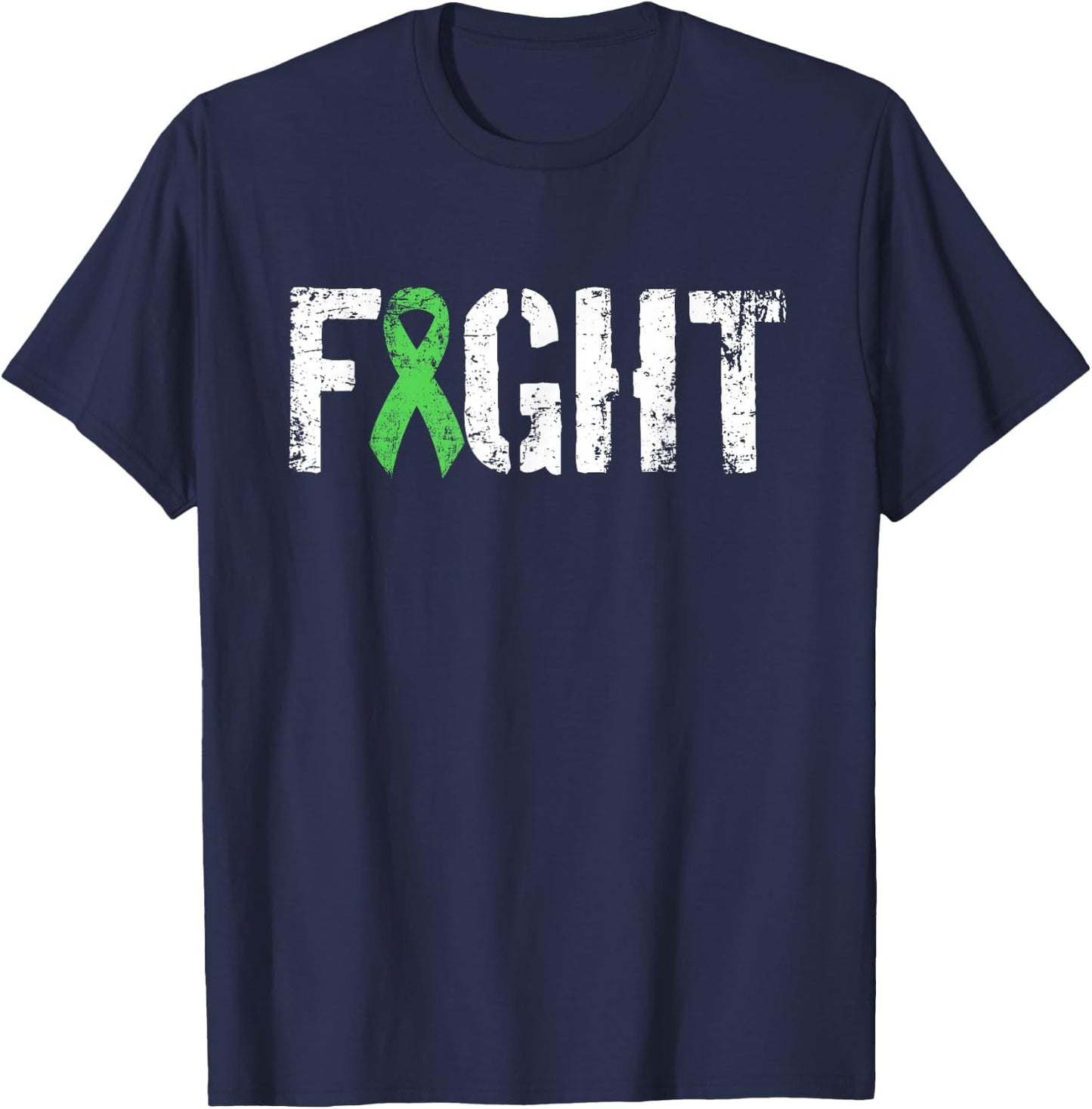 Fight Non Hodgkins Lymphoma - Military Style Awareness T-Shirt - T-Shirt | Navy