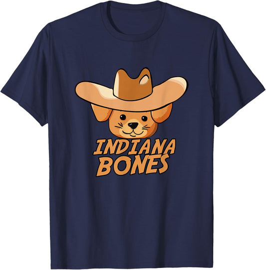 Indiana Bones dog T-Shirt - T-Shirt | Navy