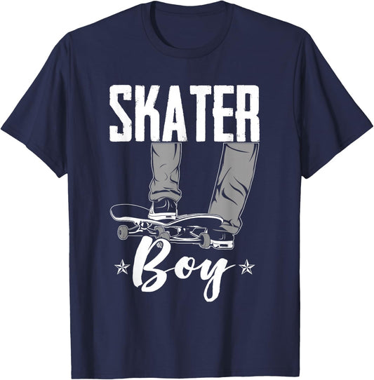 Funny Skateboard Lover Graphic for Boys and Men Skater T-Shirt - T-Shirt | Navy