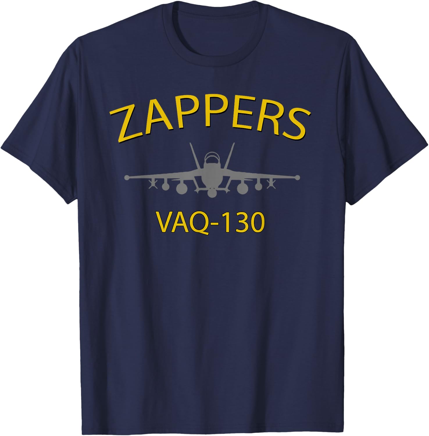 VAQ-130 "Zappers" Naval Squadron EA-18 (F-18) Jet T-Shirt - T-Shirt | Navy