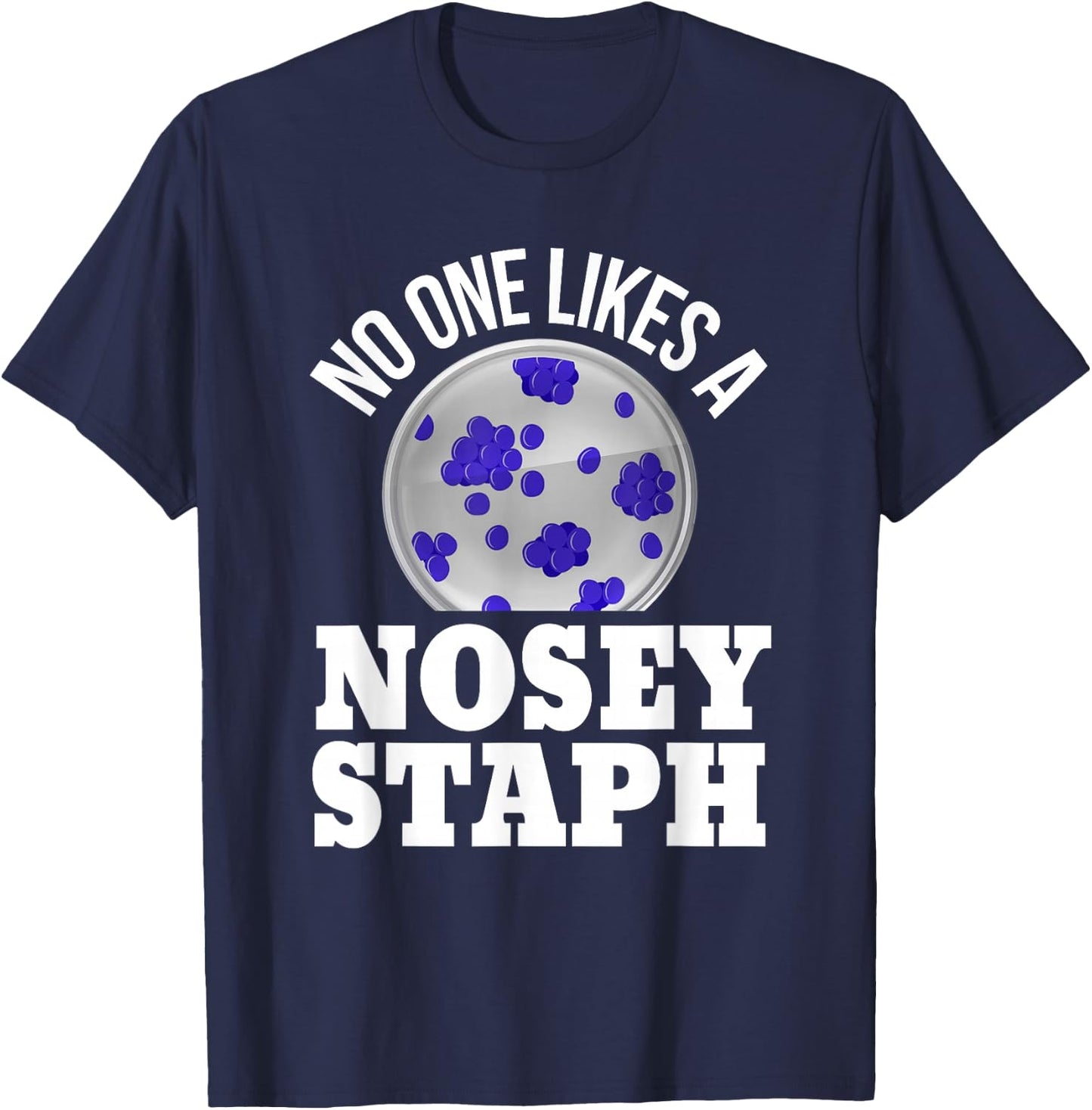 Microbiologist Molecular Biologist microbiology lab T-Shirt - T-Shirt | Navy
