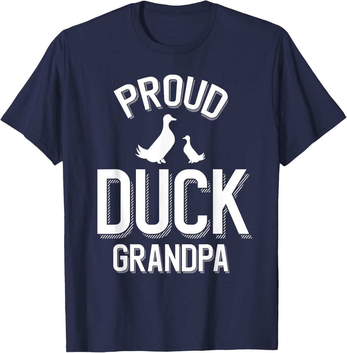 Proud Duck Grandpa T-Shirt - T-Shirt | Navy